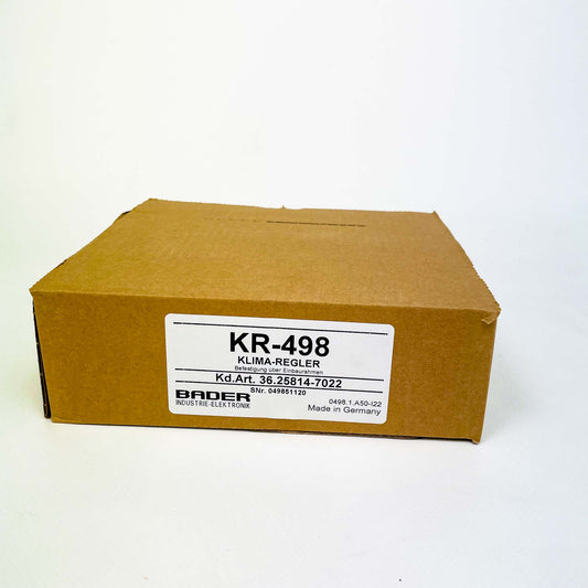 Bader KR-498 Klimaregler – digitales Raumklima-Steuergerät, Temperatur-/Luftfeuchte-Regelung, programmierbar, batteriebetrieben
