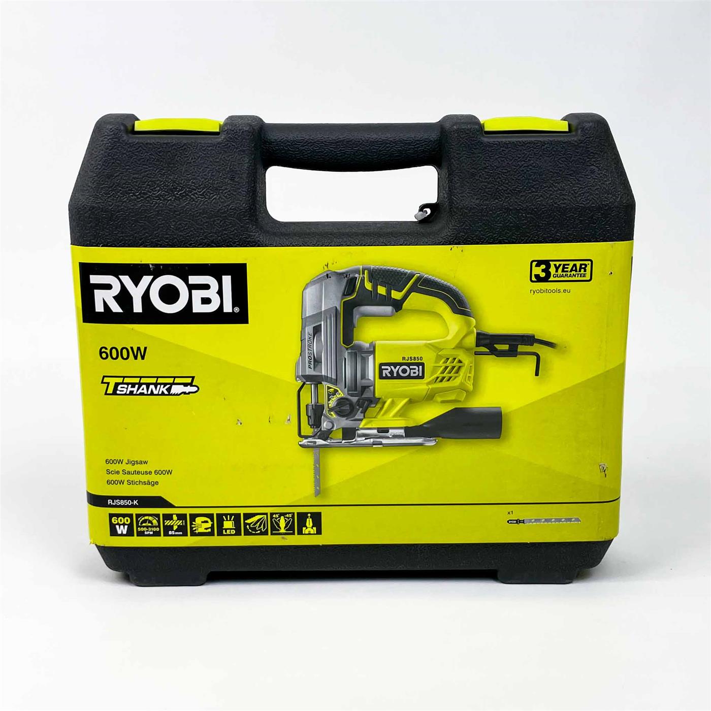 Ryobi RJS850-K Stichsäge, 600 W (Netzbetrieb) – inkl. 1 Stichsägeblatt