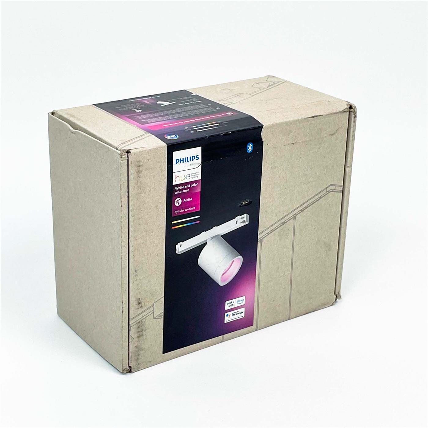 Philips Hue Perifo Spot 929003115801, Erweiterung, dimmbar, 16 Mio. Farben, App-Steuerung, Alexa, HomeKit, Google, weiß