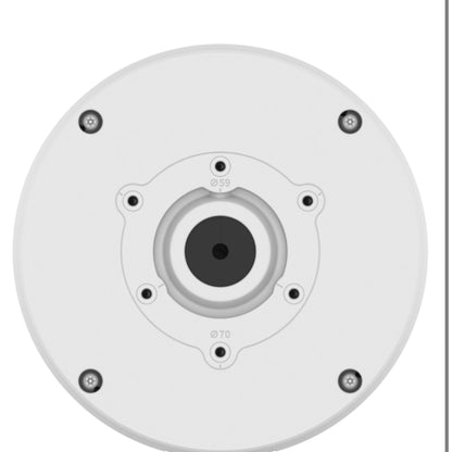 Hanwha SBO-140WW Einbaubox aus Aluminium für ausgewählte Überwachungskameras – robuste Bauweise, integrierte Kabelführung