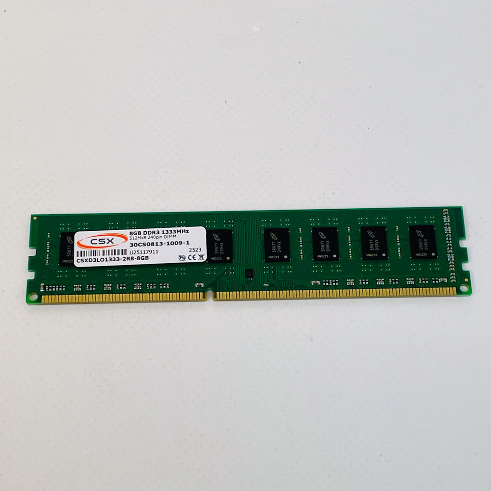 CSX CSXD3LO1333-2R8-8GB, 8GB DDR3-1333 MHz DIMM, Arbeitsspeicher, 240-Pin, Desktop RAM
