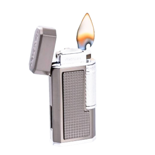 Xikar ARDORE Soft Flame Feuerzeug, Gunmetal, 615 g, elegantes Design, sanfte Flamme, nachfüllbar