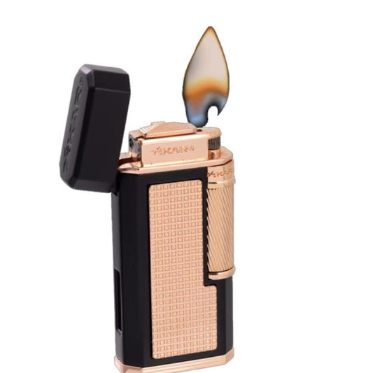 Xikar ARDOREE 615BKRS Feuerzeug, Soft Flame, Schwarz-Rosa, elegantes Design, nachfüllbar, für Zigarren und Zigaretten