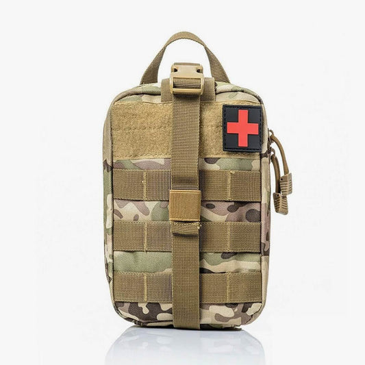 Erste Hilfe Set Outdoor, Premium, Erste Hilfe Tasche, Camouflage, für Haus, Auto, Reise, Büro, Wandern, Camping.