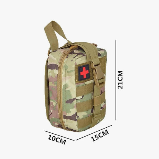 Erste Hilfe Set Outdoor, Premium, Erste Hilfe Tasche, Camouflage, für Haus, Auto, Reise, Büro, Wandern, Camping.