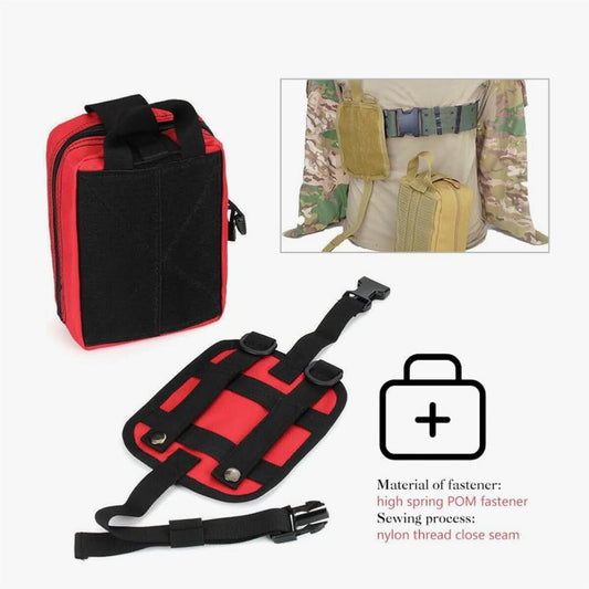 Erste Hilfe Set Outdoor, Premium, Erste Hilfe Tasche, Camouflage, für Haus, Auto, Reise, Büro, Wandern, Camping.