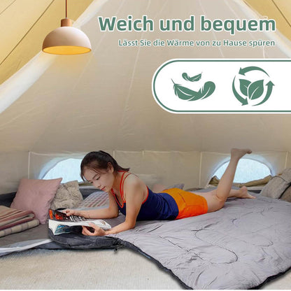 MRWIZMS Ultra, Schlafsack, leicht, mit Mückennetz, ideal für verschiedene Outdoor-Umgebungen, für Erwachsene geeignet.