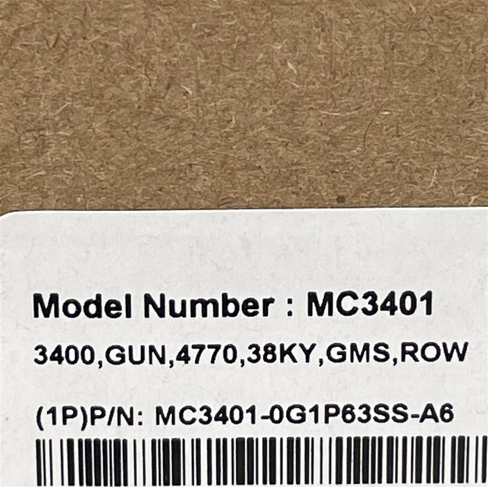 Zebra MC3401-0G1P63SS-A6 Datenerfassungsgerät, LAN, WiFi 6E, Gun, BT, NFC, Android, 6GB RAM, Micro SD, 2.4GHz