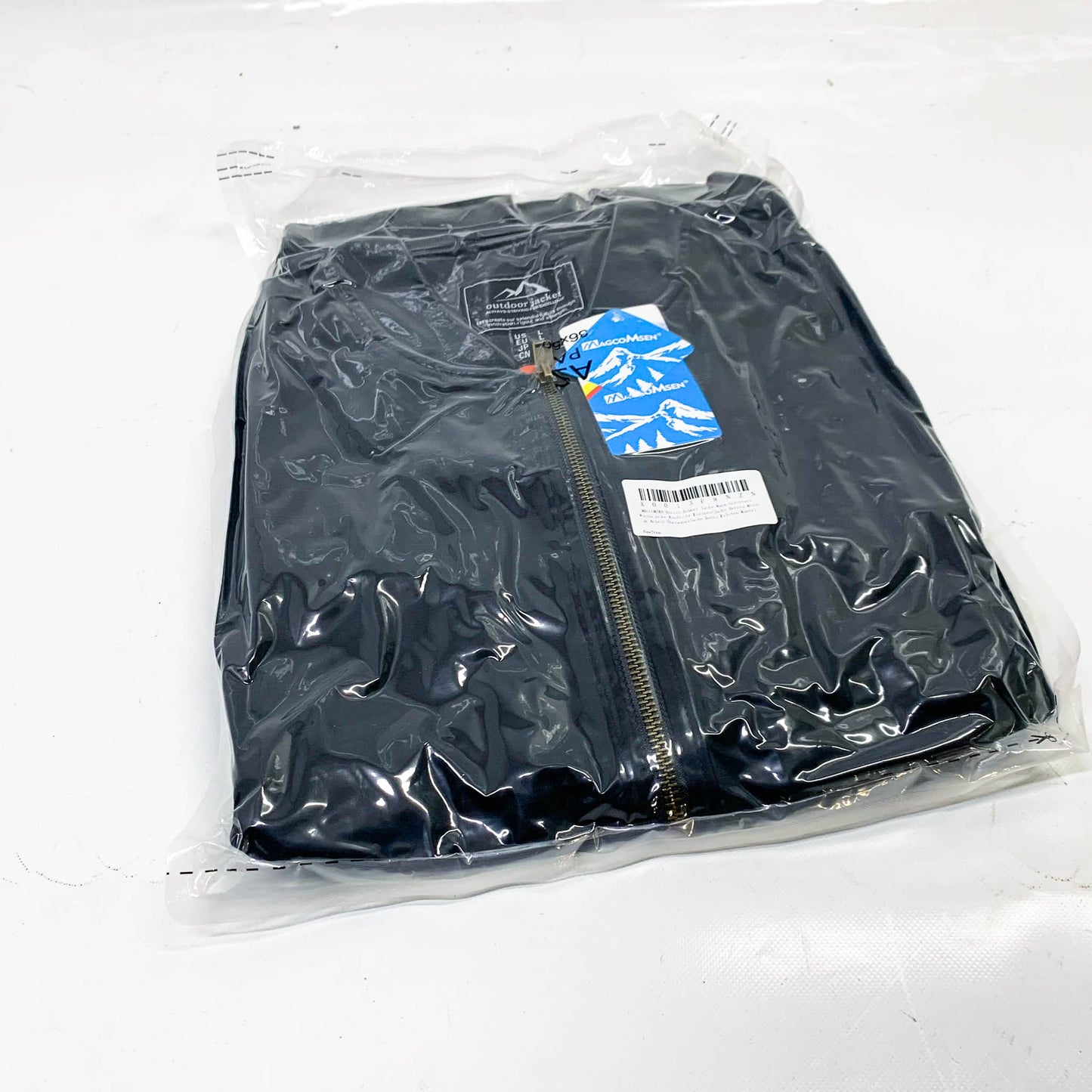 MAGCOMSEN Herren Bomberjacke M, Winterjacke, winddicht, warm gefüttert, 4 Taschen, grau, ideal für Freizeit und Übergang.