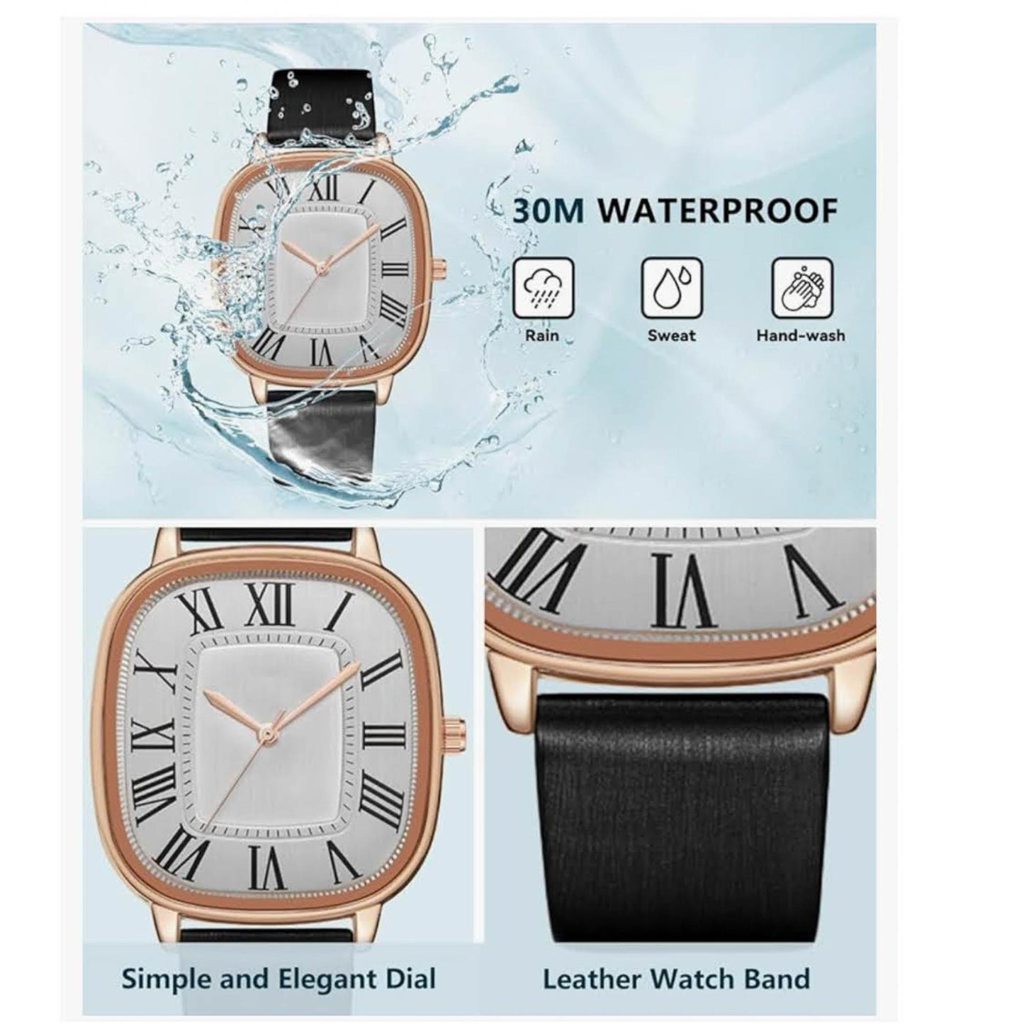 CIVO Paaruhr, Armbanduhr, elegante Leder, wasserdicht, minimalistisch, perfektes Geschenk für Paare.