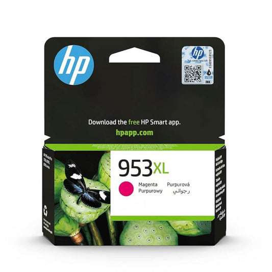 HP 953XL, Druckerpatrone, hohe Kapazität, Magenta, Einzelpackung, ideal für hochwertige Drucke.