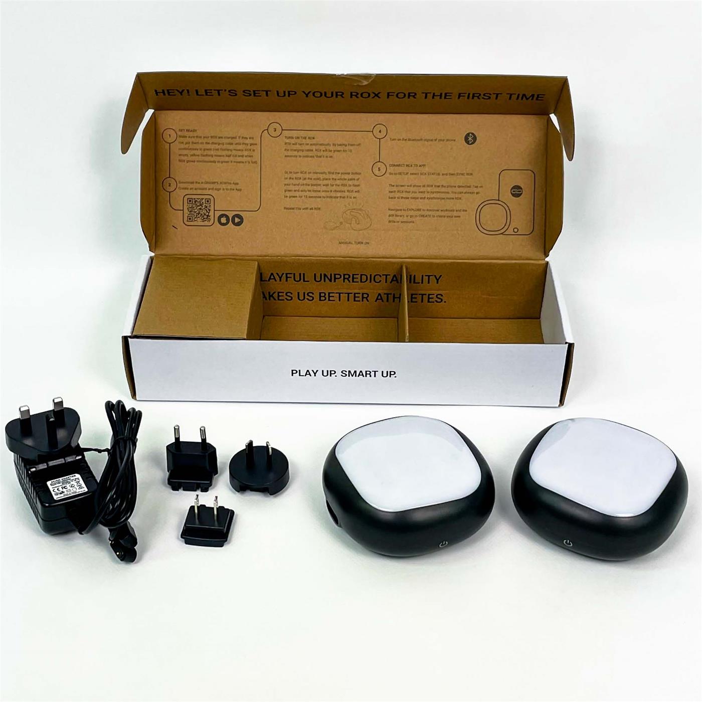 A-Champs Rox (Mod. 2AUXNROXS2) – Reaktions- & Koordinationstrainer, 2er-Set, robustes, tragbares Trainingsgerät