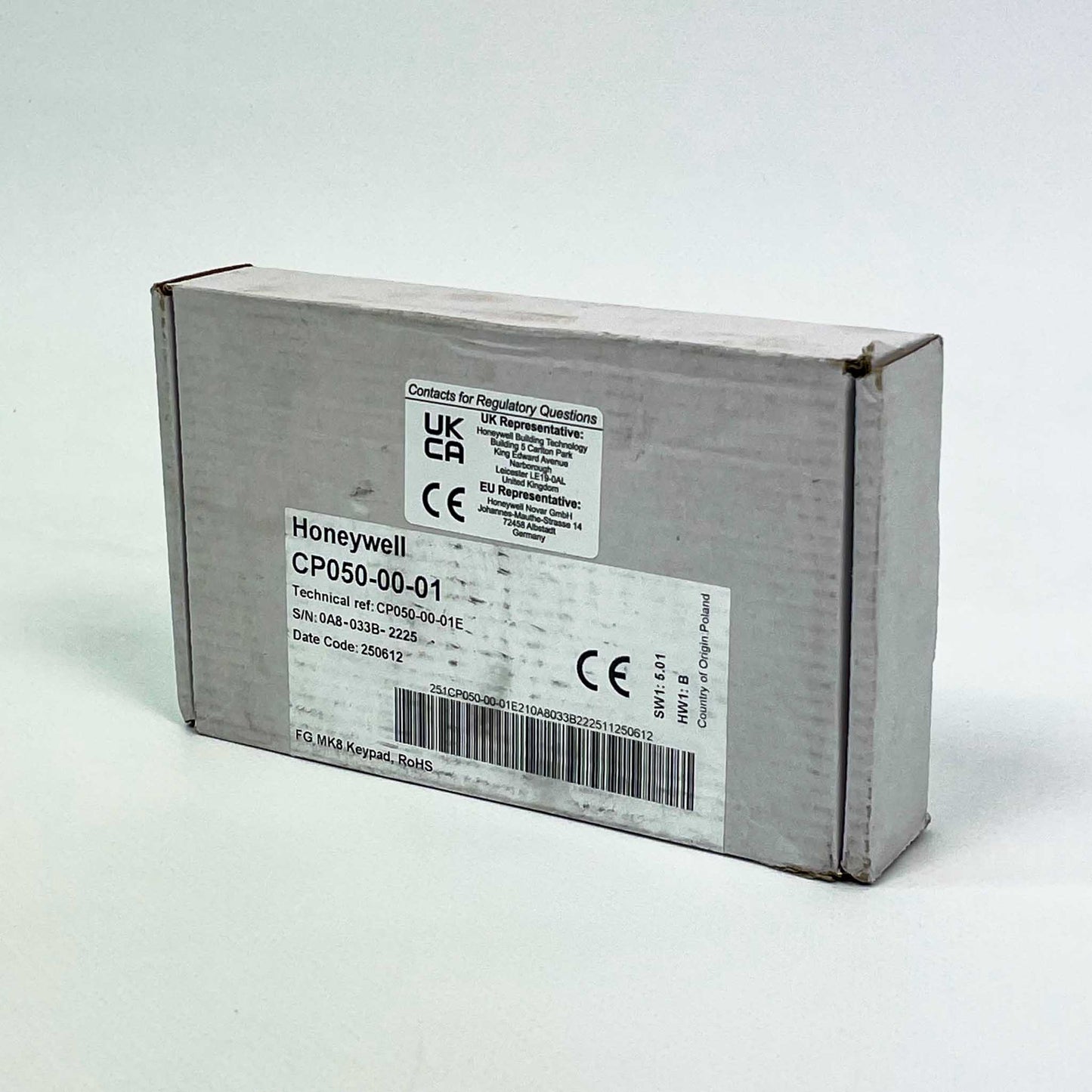 Honeywell Galaxy MK8 (CP050-00-01) LCD-Bedienfeld mit hintergrundbeleuchteten Tasten, Sicherheitsklasse 3