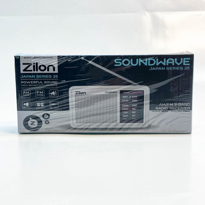 Zilon Retro Transistor Radio, tragbar, FM/AM, analog, ideal für Notfälle, Kopfhörereingang, einfacher Gebrauch, hervorragender Empfang.