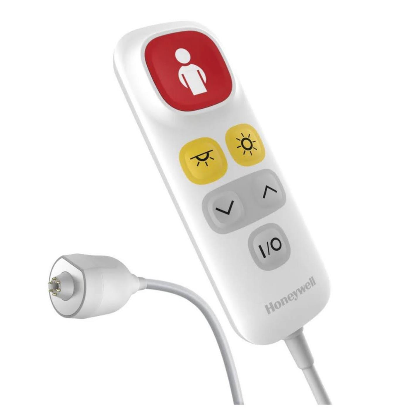 Honeywell Systevo 74165B9 Patientenhandgerät mit 5 Funktionstasten, magnetischem Steckanschluss, 3 m Kabellänge, IP67