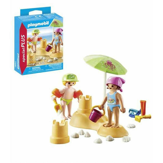 Playmobil Sandburg Set, 71581, Kinder Spielzeug, 26 Teile, kreatives Bauen und Spiel, ideal für kleine Entdecker.