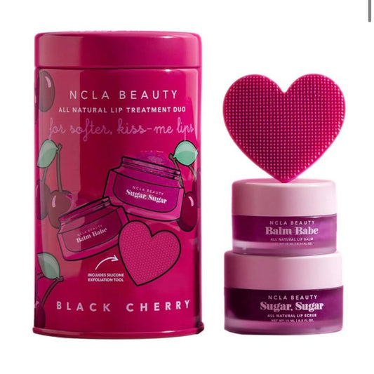 NCLA BEAUTY Lippenpflegeset, Modellnr: NCLA-LIP-01, Produkttyp: Lippenpflege, Merkmale: Sauber, natürlich, ungiftig, mit Lippenpeeling, Duft: Schwarzkirsche, für geschmeidige und gepflegte Lippen.