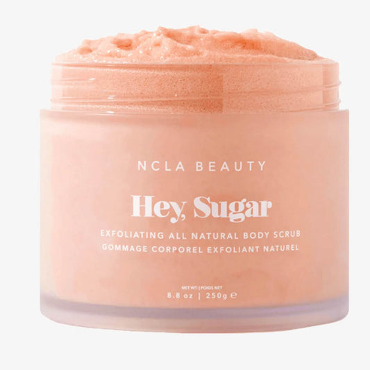 NCLA Beauty, Body Scrub, Körperpeeling, mit pfirsichduft, sanfte Peelingwirkung, für geschmeidige Haut.