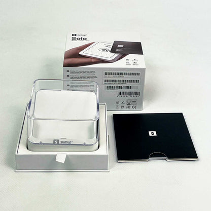 SumUp Solo Ladestation für Kartenterminal, Wi-Fi & Bluetooth, weiß, Modell 800607301, mobiler Smart-Kartenleser
