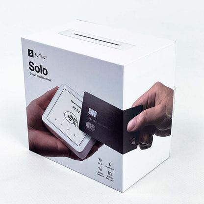 SumUp Solo Ladestation für Kartenterminal, Wi-Fi & Bluetooth, weiß, Modell 800607301, mobiler Smart-Kartenleser