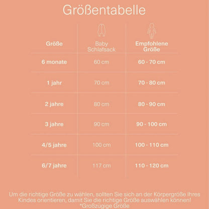 Molis&Co Schlafsack mit Füßen, 1 Jahr, Baby-Schlafsack, atmungsaktiv, mit Füßen, ideal für Bewegungsfreiheit.
