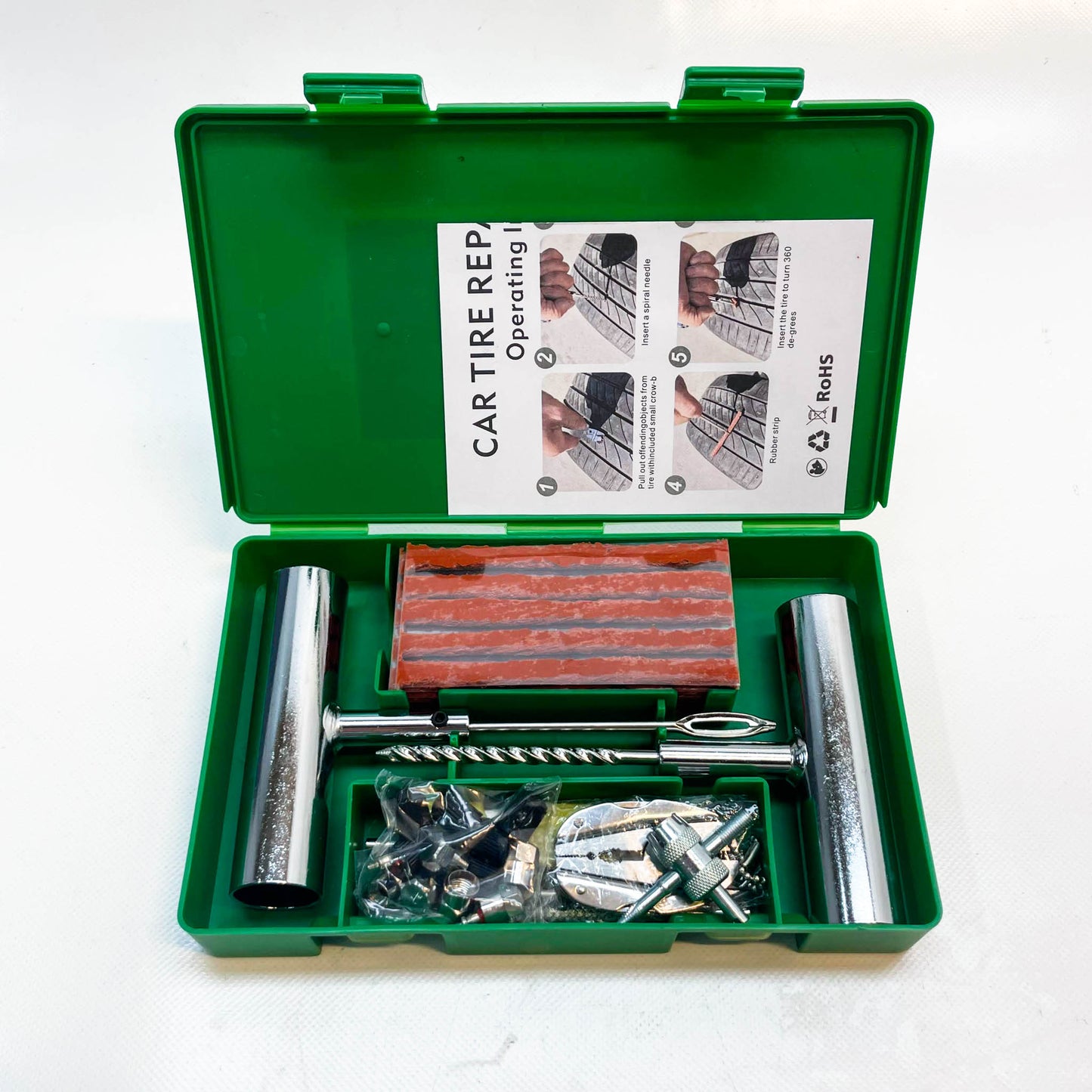 TIRE Reparatur Kit, Reifenreparatur, Flicken – effektive Lösung zur schnellen und einfachen Reifenreparatur.