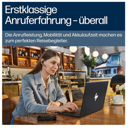 Poly Voyager Legend 50-M Headset UC: kabelloses Bluetooth-Headset mit Noise-Cancelling, Multi-Device-Connectivity, Sprachsteuerung.