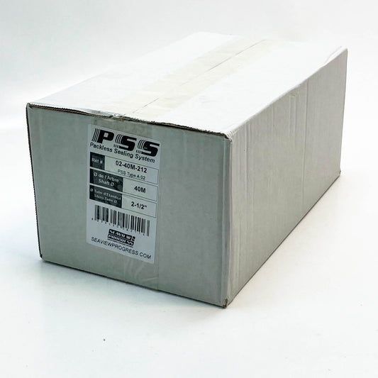PSS Wellenabdichtung 40M Welle, 02-40M-212, Dichtung, 40M, 2-1/2", robust, für Marineanwendungen, hohe Dichtheit.