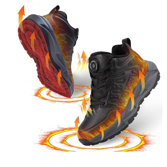 Beheizte Schuhe Herren Damen, Gr. 39, Heizschuhe, 3 Wärmeeinstellungen, 4000mAh Akku, ideal für Winter, Jagd, Skifahren, Camping.