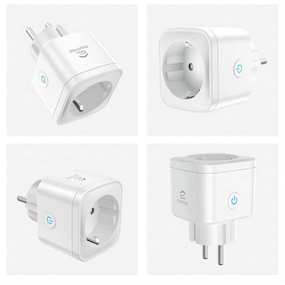 EIGHTREE WLAN Steckdose, Smart Home, 16A, mit Stromverbrauchsmessung, Zeitplan, Fernzugriff, kompatibel mit Alexa, Google Home, SmartThings, 2er Pack.