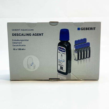 GEBERIT Durgol AquaClean Entkalkungsmittel, 10 x 125 ml, gebrauchsfertig, für Mera Tuma Sela, 147.048.00.1, effektive Entkalkung.