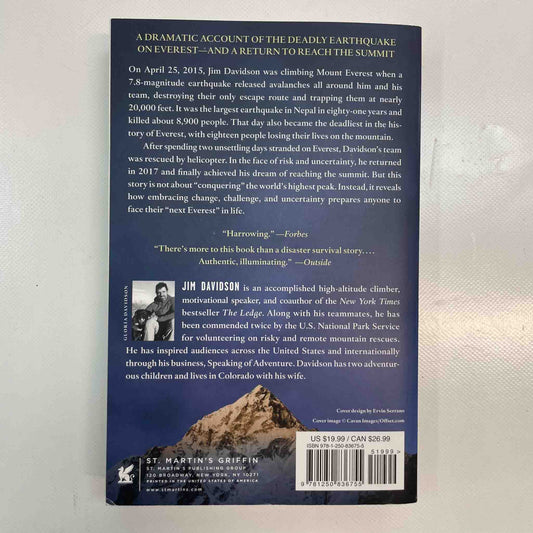 The Next Everest, English Edition, Survival Guide, Resilience, Climbing Challenges, Mountain Disasters, Inspiring True Story.