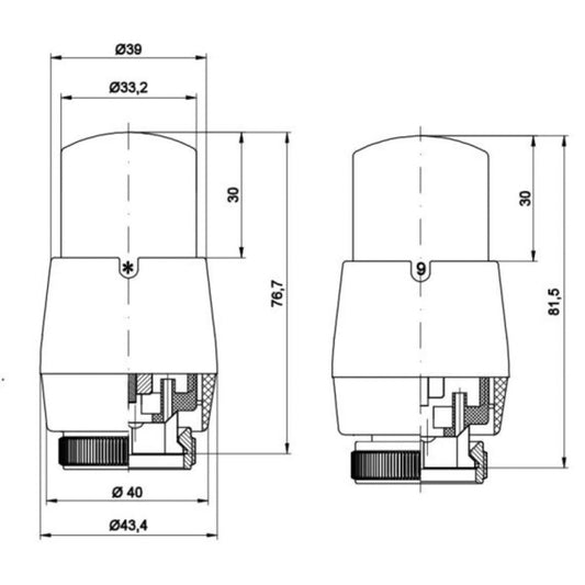 Vario Term AUGS0206CFK/P(PEX), Unico All-in-One Heizkörper-Set rechts, weiß, Komplettset, modernes Design