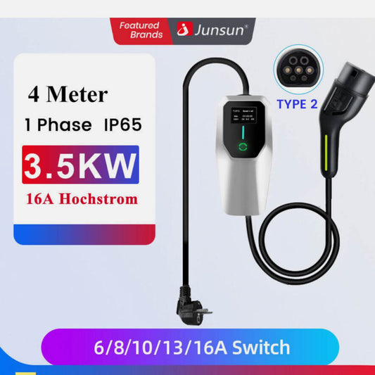 Junsun DE.SYCDQ164 Mobile Ladestation, tragbarer Ladegerät, kompakt, schnellladefähig, ideal für unterwegs.