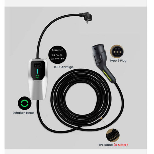 Junsun DE.SYCDQ164 Mobile Ladestation, tragbarer Ladegerät, kompakt, schnellladefähig, ideal für unterwegs.