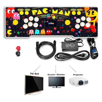 Timits Retro-Konsole, 3D-Arcade-Konsole, Freizeitgerät mit 29.000 Spielen, manuell und konfiguriert.