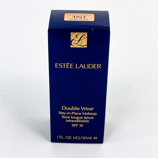 Estée Lauder Double Wear Stay in Place Make Up 1N1 Ivory Nude, 30ml, langanhaltendes flüssiges Foundation für ebenmäßigen Teint