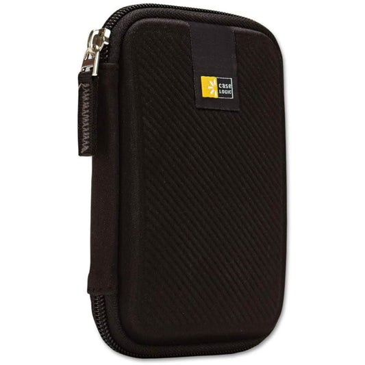 Case Logic EHDC101K, Festplattentasche, EVA-Nylon, schwarz, kompakt (89 x 30 x 135 mm), schützt vor Stößen und Kratzern.