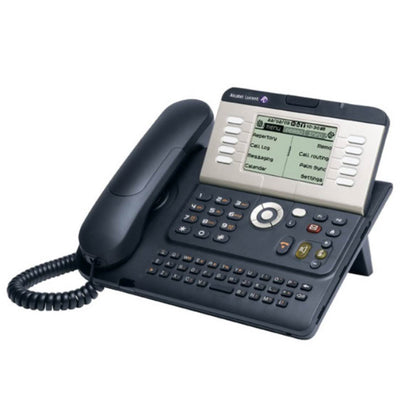 Alcatel-Lucent 4038EE, 3GV26031DB, IP-Telefon, QWERTZ-Tastatur, Touchscreen, urban grau