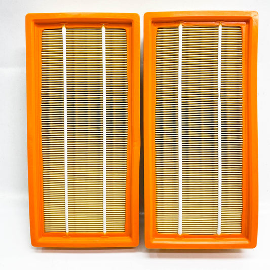 Kärcher NT 65/2, NT 72/2, NT 72/2 Eco, Flachfaltenfilter, Innen, 2x Staubsaugerfilter, hohe Filtrationseffizienz.