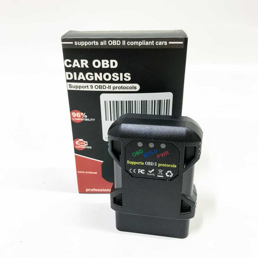 OBD2 Bluetooth 5.0 Diagnosegerät B0CJC1R5JD X001VDO5BX für iPhone iOS Android – präzise Fahrzeugdiagnose, schnelle Verbindung, kompakt und benutzerfreundlich