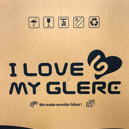 Glerc Bubble 12 Zoll Kinderfahrrad, für 1-4 Jahre, mit Korb, Stabilisatoren, Gepäckträger, rosa.