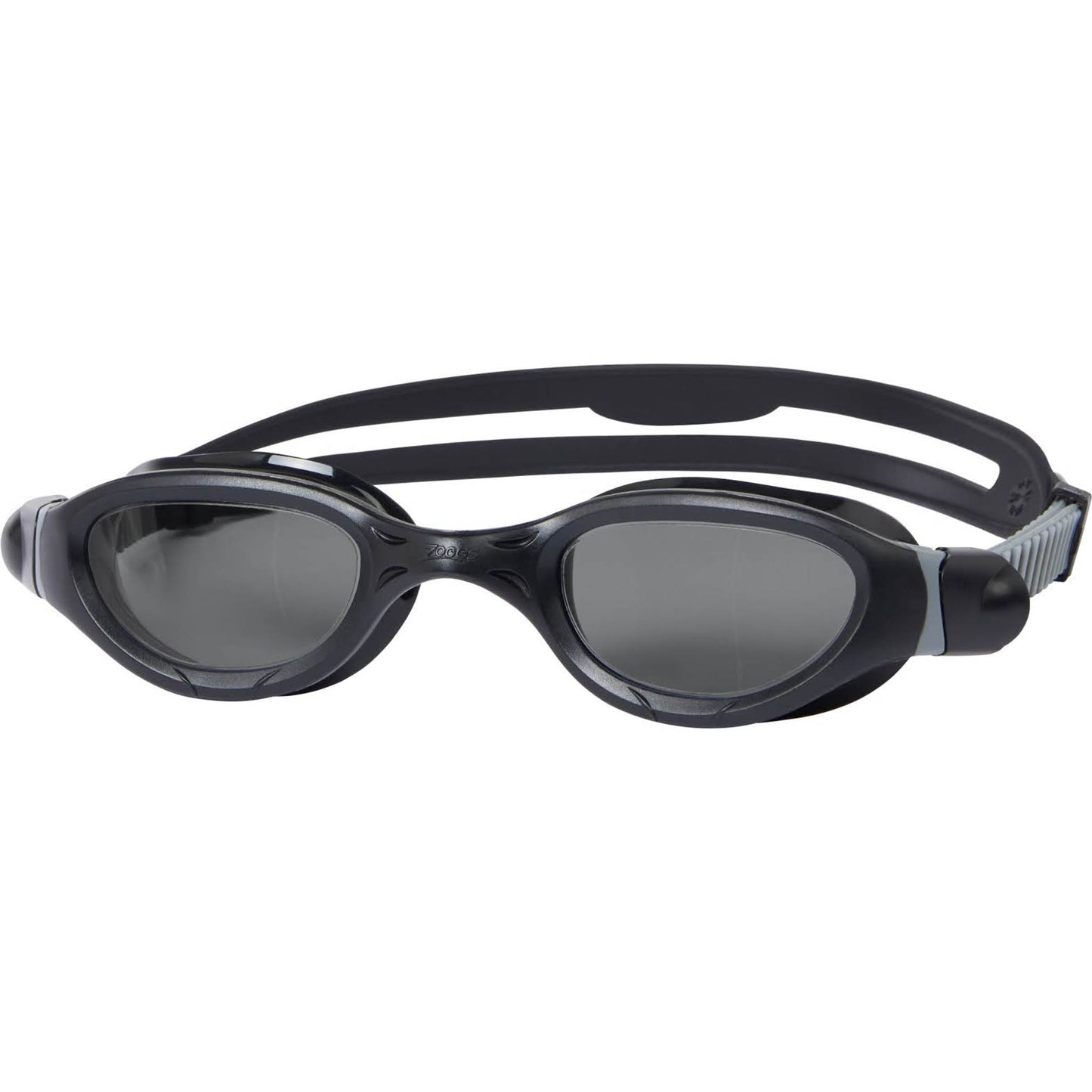 ZOGGS PHANTOM 2.0 S Schwimmbrille, Small Fit, klar, schwarz, anti-beschlag, UV-Schutz, komfortable Passform.