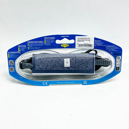 ZOGGS PHANTOM 2.0 S Schwimmbrille, Small Fit, klar, schwarz, anti-beschlag, UV-Schutz, komfortable Passform.