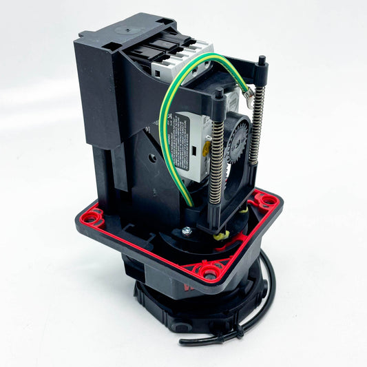 WISKA, SP-VARI-PI/LED/25kA/BC/NUTS, Varitain Pushin 25kA, MCCB 25kA, 1 Sockelflansch, Bajonettkappe, 10 Hutmuttern, Unterlegscheibe, Ersatzteil.