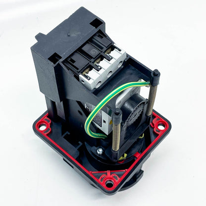 WISKA, SP-VARI-PI/LED/25kA/BC/NUTS, Varitain Pushin 25kA, MCCB 25kA, 1 Sockelflansch, Bajonettkappe, 10 Hutmuttern, Unterlegscheibe, Ersatzteil.