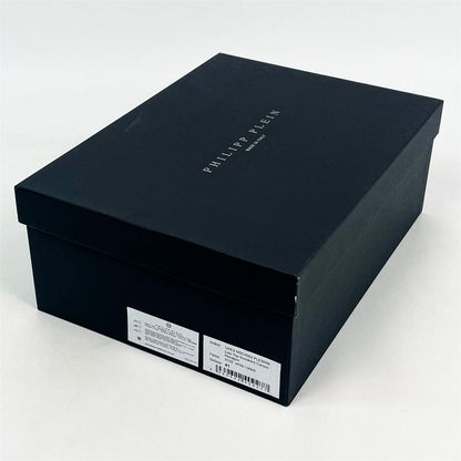 Philipp Plein Carson Hexagon Herren Sneaker, Low-Top, Weiß/Schwarz, Größe 41, sportlich, Logo-Details