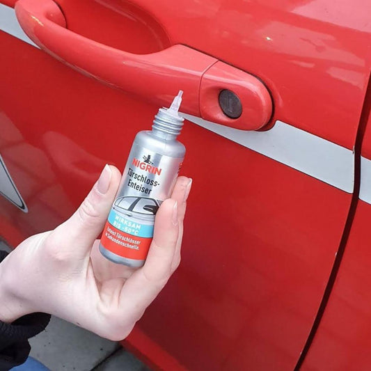 NIGRIN Türschloss-Enteiser 2 x 50 ml Elektronik - Frostschutz, schnelle Wirkung, schützende Formel