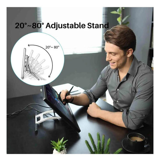 HUION Kamvas GT-191 V2 Graphics Tablet, 19.5-inch, 8192 Pressure Sensitivity, Tilt Detection, USB-C, Compatible with Windows &amp; macOS