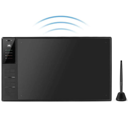 HUION WH1409 Bluetooth Grafiktablett 13.8x8.6 Zoll, kompatibel mit Mac, PC & Mobilgeräten, ideal für kreative Arbeiten